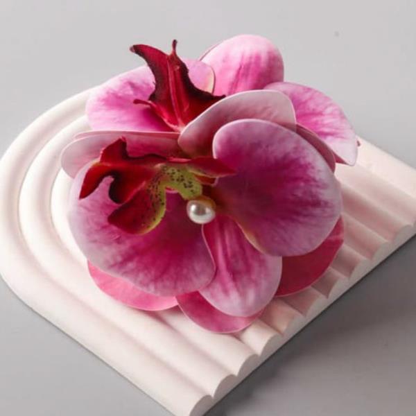 ARTIFICIAL ORCHID BUNCH CLAW CLIP