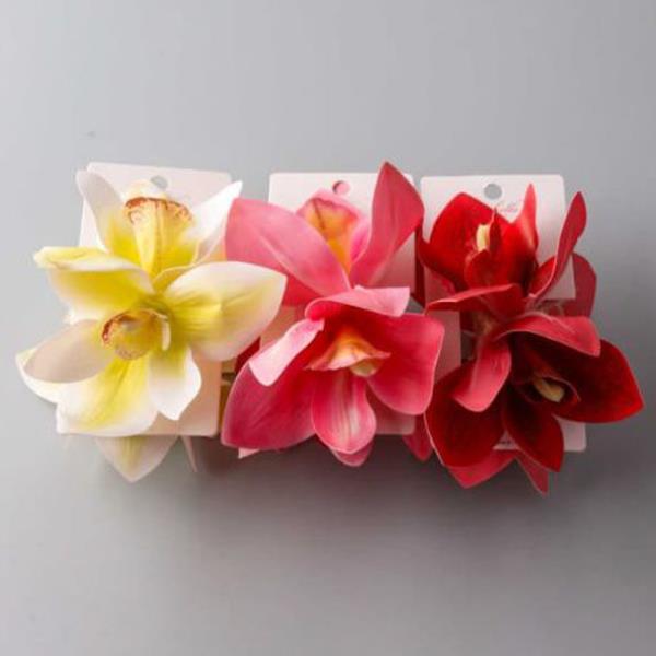 ARTIFICIAL TROPICAL LILY BUNCH CLAW CLIP