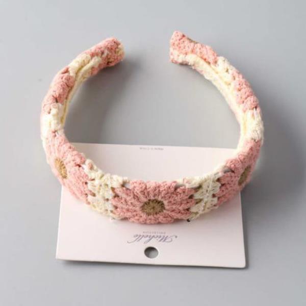 CROCHET DAISY HEADBAND
