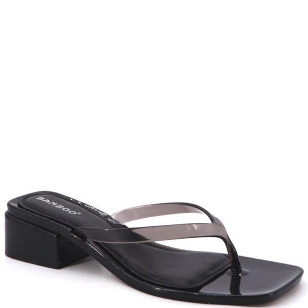 JELLY THONG BLOCK  HEEL 12 PAIRS