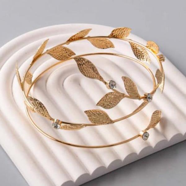 LEAVES WRAP CUFF BRACELET