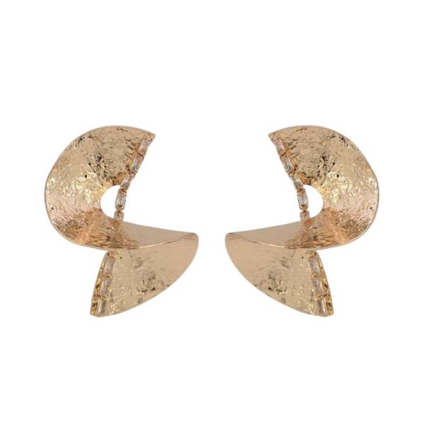 TWIST METAL EARRINGS