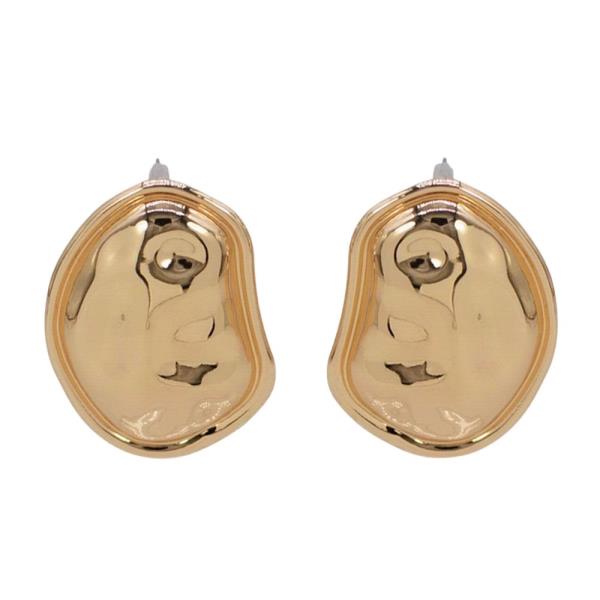 METAL TEXTURE EARRING