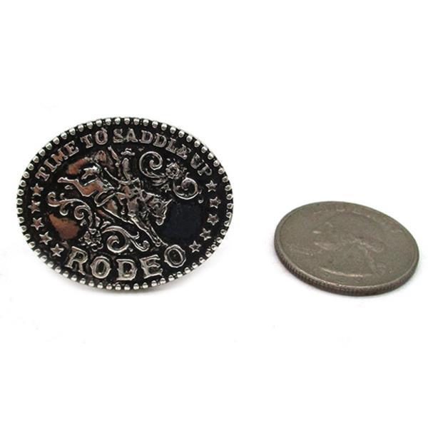 WESTERN TIME TO SADDLE UP RODEO RING