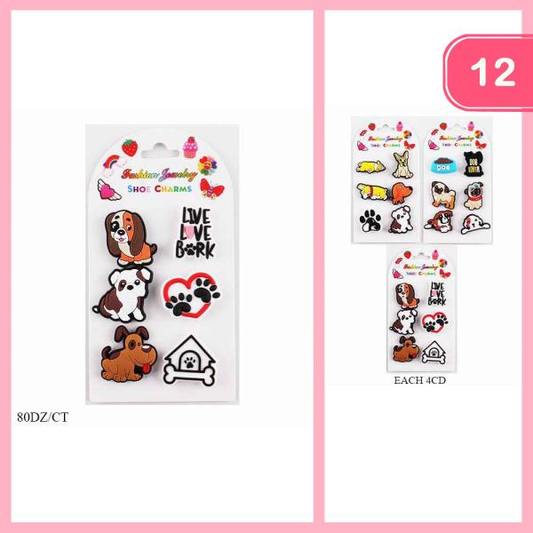 DOGS SHOE CHARM (12 UNITS)