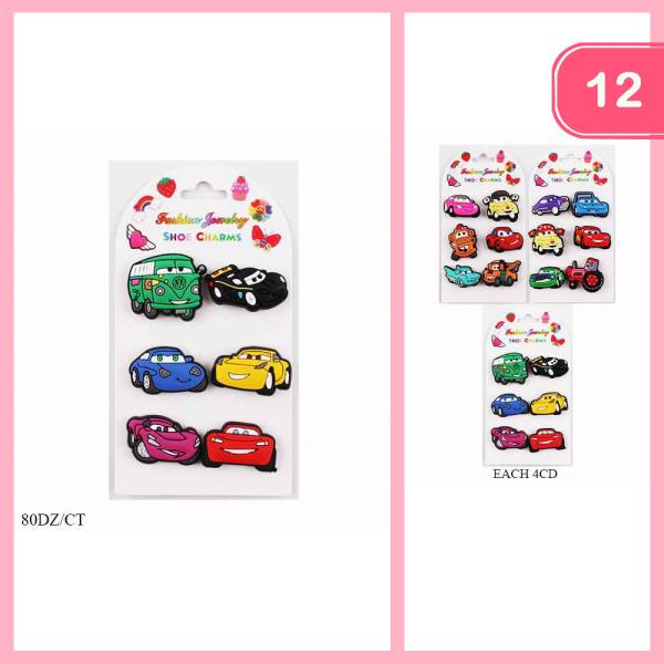 CARS SHOE CHARM (12 UNITS)