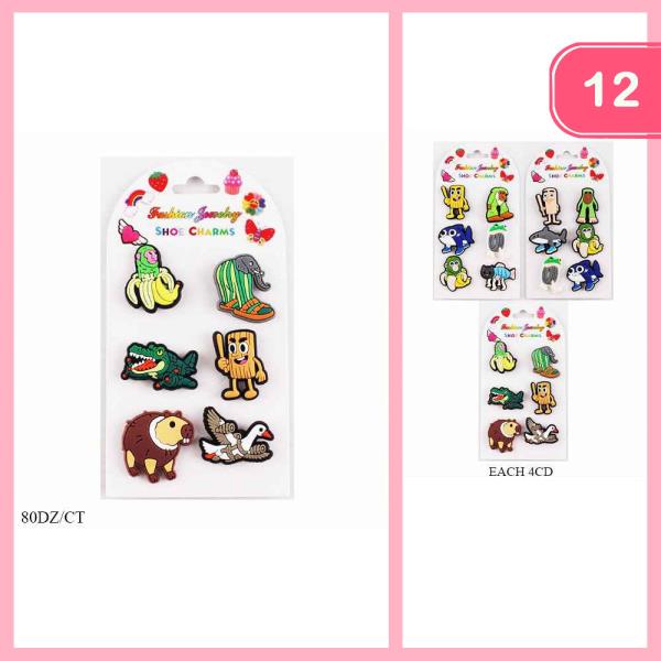 MIXED SHOE CHARM (12 UNITS)