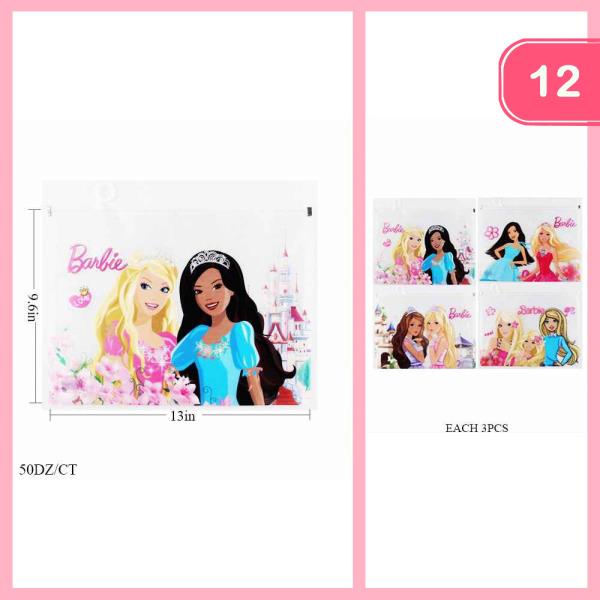 BARBIE PENCIL POUCH (12 UNITS)
