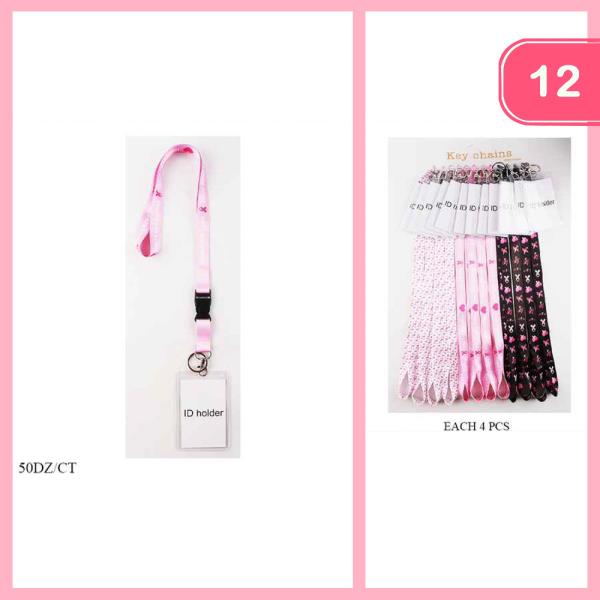 BREAST CANCER ID LANYARD (12 UNITS)