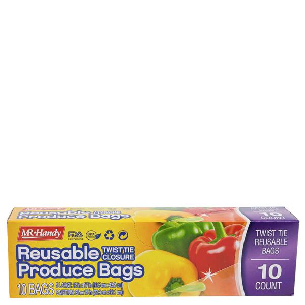 MR HANDY 10PC REUSABLE PRODUCE BAG