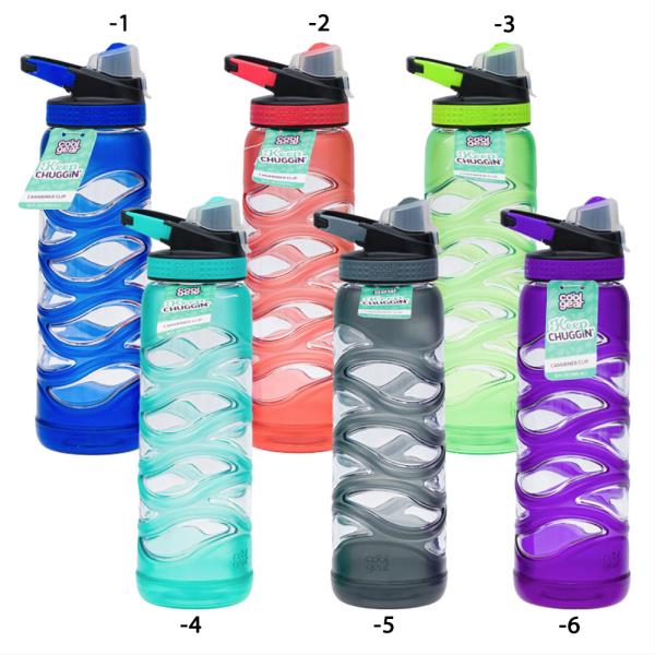 CARABINER CLIP COLORED WATER BOTTLE