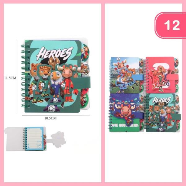FIFA WORLD CUP HEROS NOTEBOOK (12 UNITS)