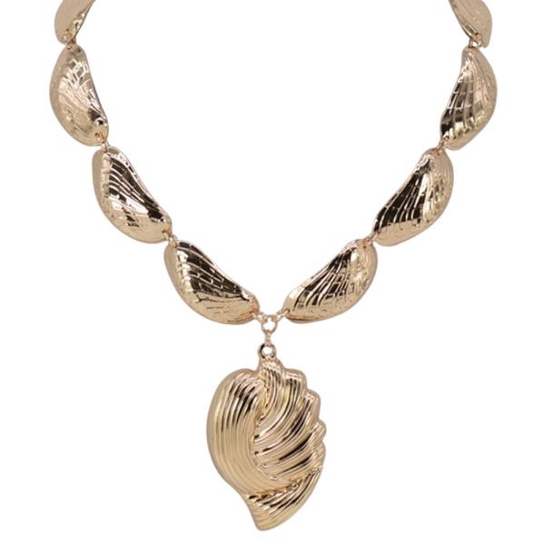 METAL SHELL NECKLACE