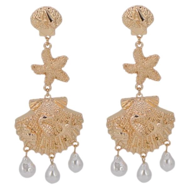 SEA LIFE POST DANGLE EARRING