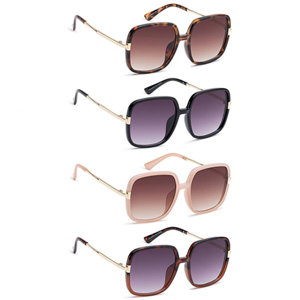 SQUARE CHIC SUNGLASSES 1DZ