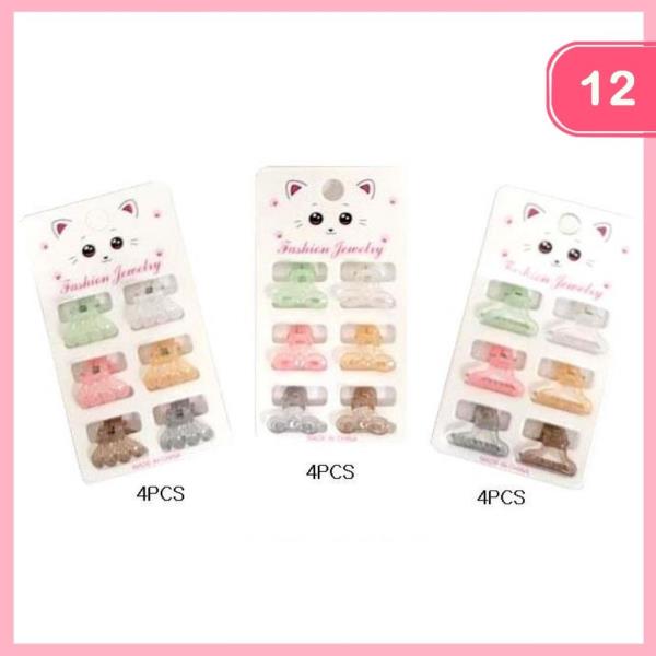 MINI HIAR CLAW CLIPS (12 UNITS)