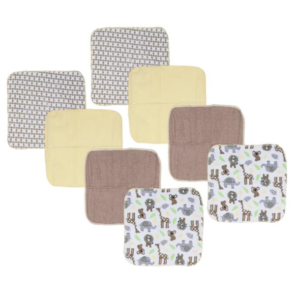 8PC LITTLE BEGINNINGS WASHCLOTHS KOALA SET