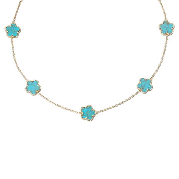GREEN TURQ NECKLACE