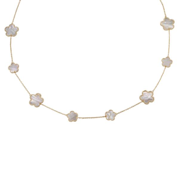 MOP CLOVER NECKLACE