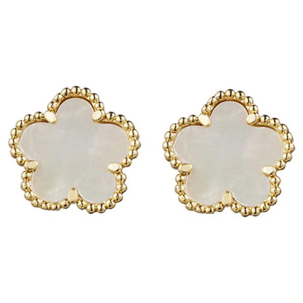MOP SMALL CLOVER EARRING