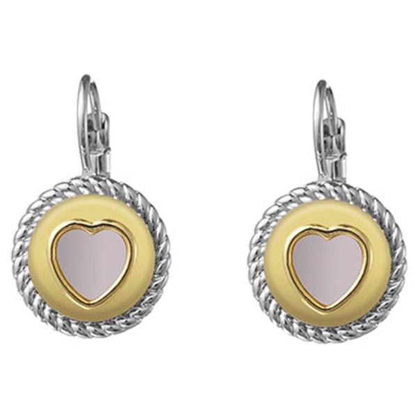 TWO TONE MOP EARRING