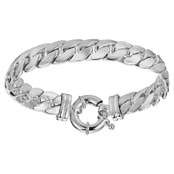 10MM CURB LINK W/SPRING LOCK BRACELET