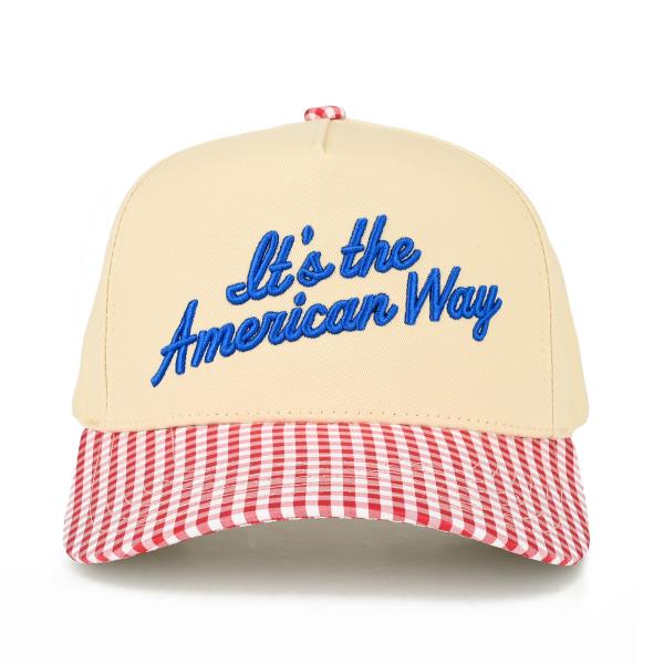 CC ITS THE AMERICAN WAY TRUCKER HAT