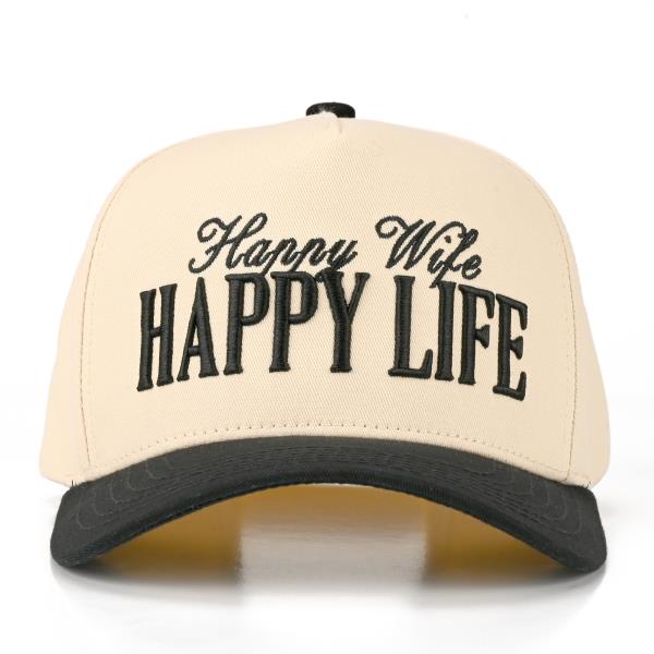 CC HAPPY WIFE HAPPY LIFE TRUCKER HAT