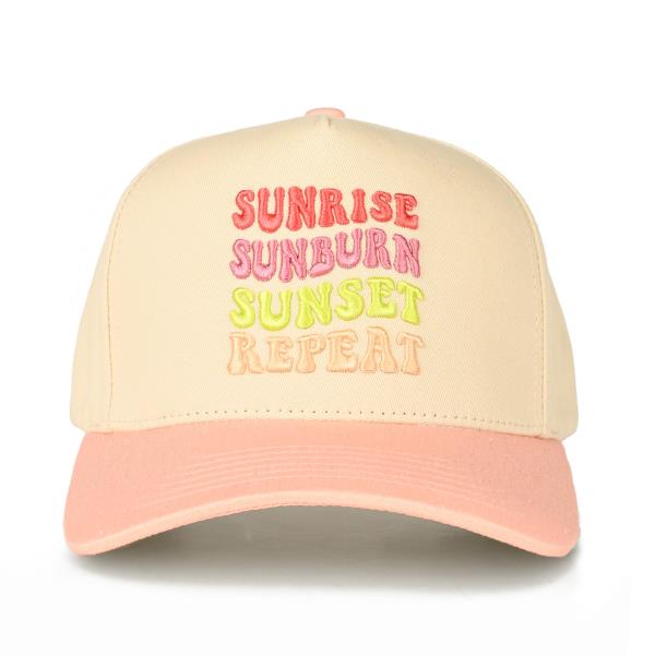 CC SUNRISE SUNBURN SUNSET REPEAT HAT