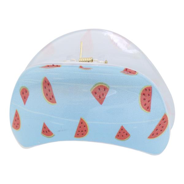 WATERMELON PRINT HAIR CLAW CLIP