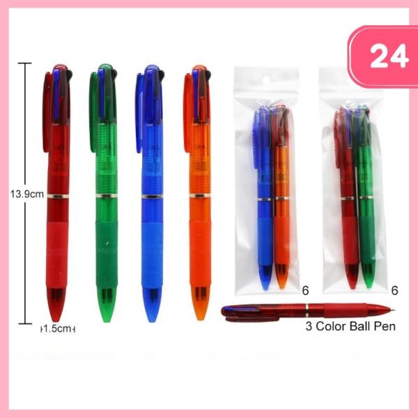 COLOR BALL PEN (24 UNITS)