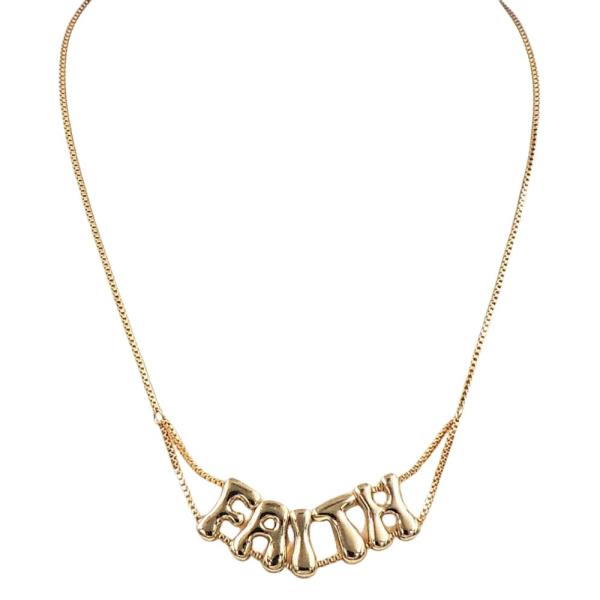 BUBBLE FAITH NECKLACE