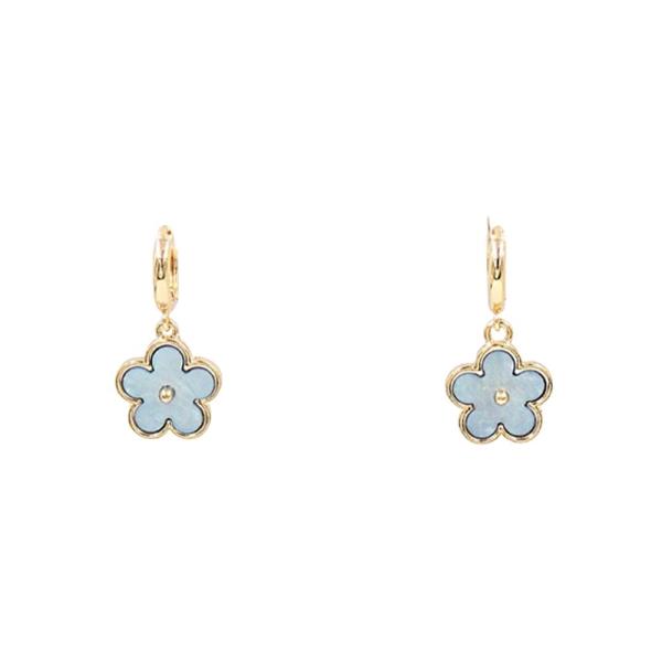 FLOWER DANGLE EARRINGS