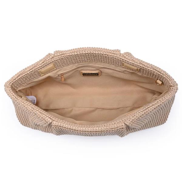 HANDWOVEN TEXTURED FRANNY SEASONAL CLUTCH BAG