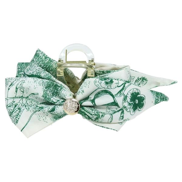 SILKY BOW RIBBON HAIR CLAW JAW CLIP