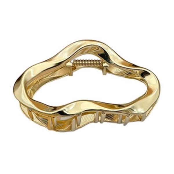 METAL WAVY HAIR CLAW JAW CLIP