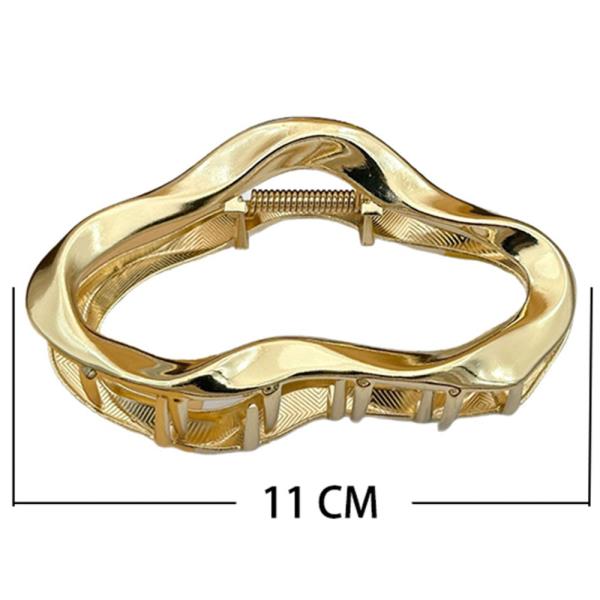 METAL WAVY HAIR CLAW JAW CLIP