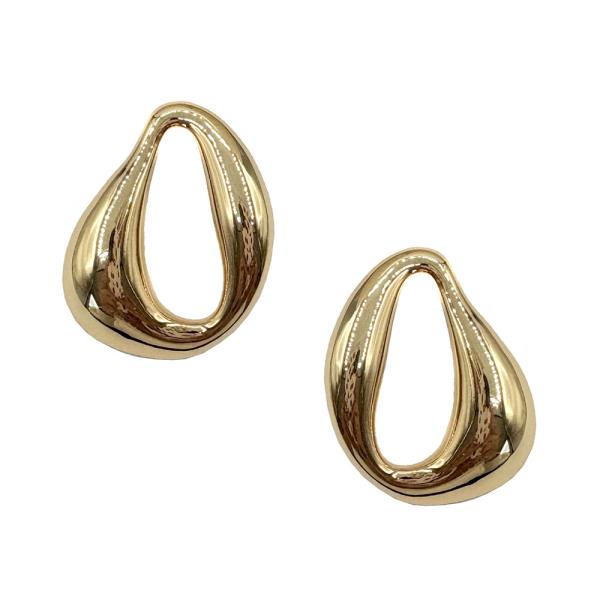 ORGANIC POST EARRING