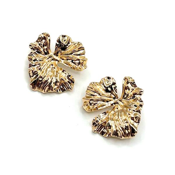 FLOWER METAL EARRING
