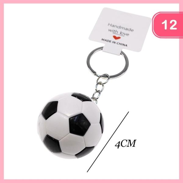 SOCCER BALL KEYCHAIN (12 UNITS)