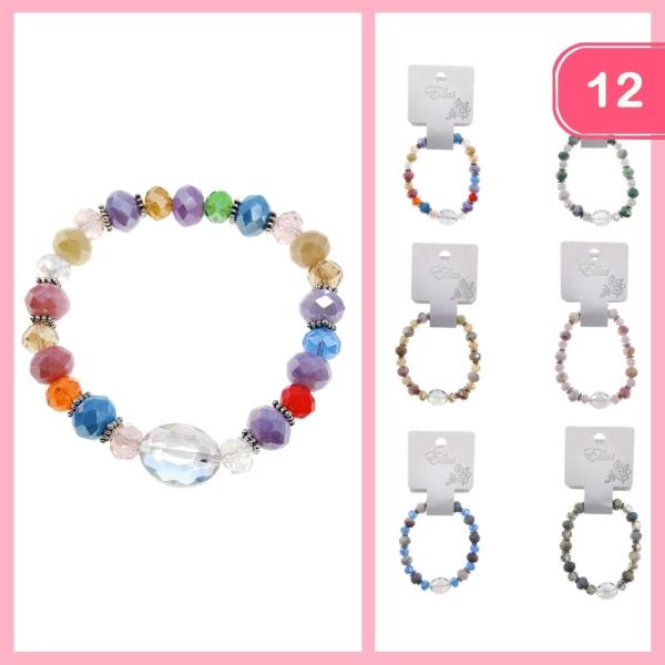 BEAD BRACELETS (12 UNITS)