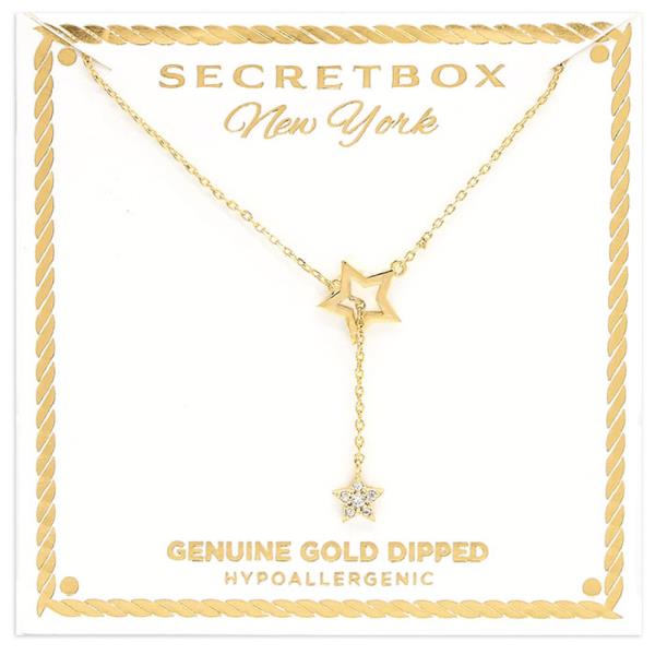 GOLD DIPPED BRASS NECKLACE