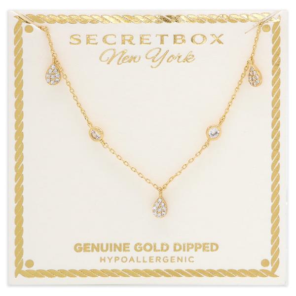 GOLD DIPPED CZ NECKLACE
