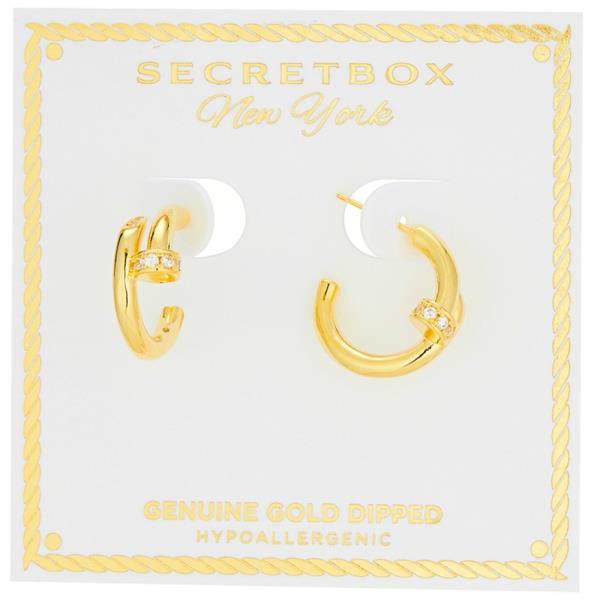 SECRET BOX GOLD DIPPED NAIL 14MM HOOP