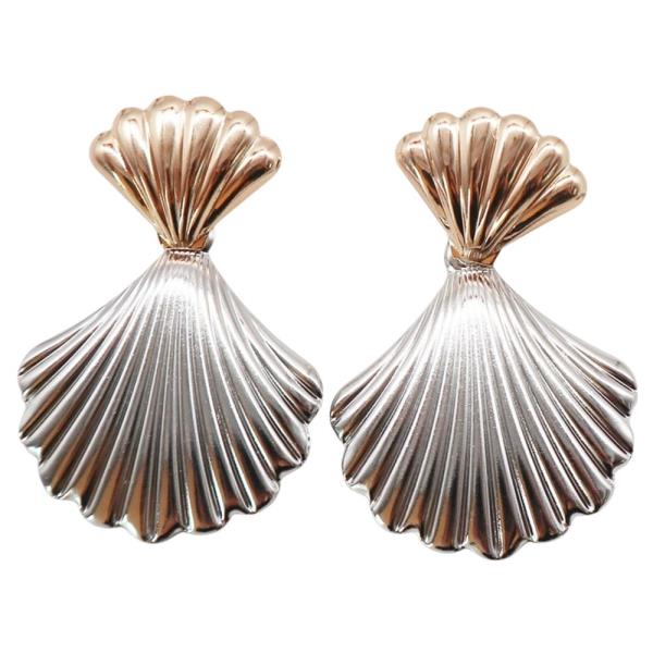SEALIFE SCALLOP SHELL DANGLE EARRING