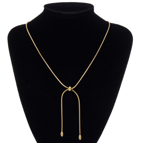 SECRET BOX STAINLESS STEEL BOLERO NECKLACE