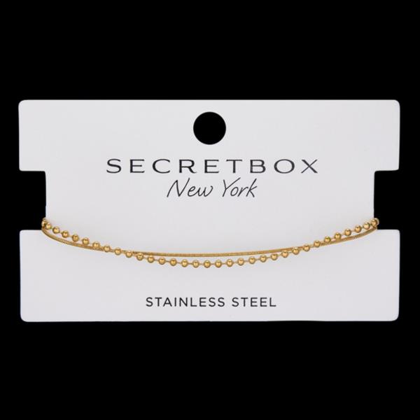 SECRET BOX STAINLESS STEEL BRACELET