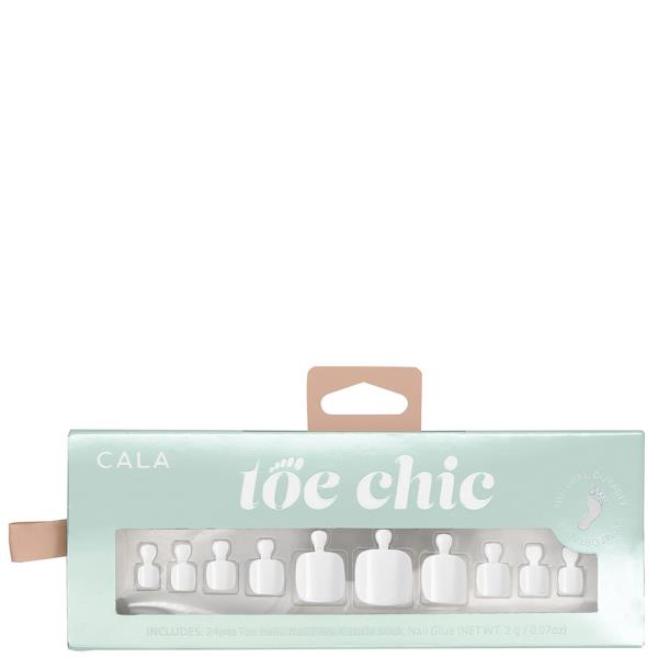 CALA 24PC TOE NAIL KIT WHITE