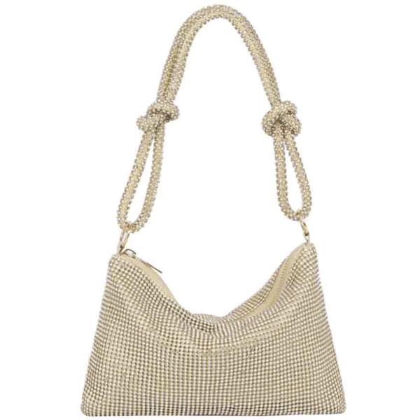 RHINESTONE SHOULDER BAG