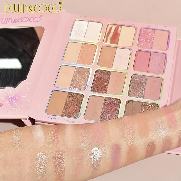 KEVIN AND COCO BUTTERFLY 94 COLORS FACE PALETTE BOOKLET